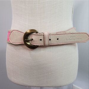 Velez Women's Leather Textile Belt Size S